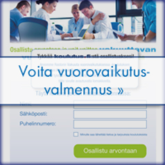 Tykkää Koulutus.fi:stä Facebookissa ja osallistu vuorovaikutusvalmennuksen arvontaan!