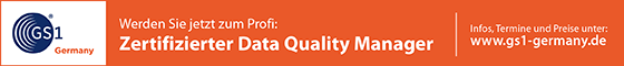GS1 - Zertifizierter Data Quality Manager