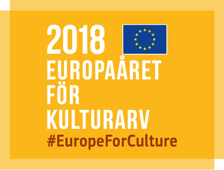 2018年官方标识Europaáret för kulturarv。