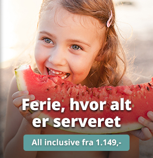 Book en sommerferie med all inclusive