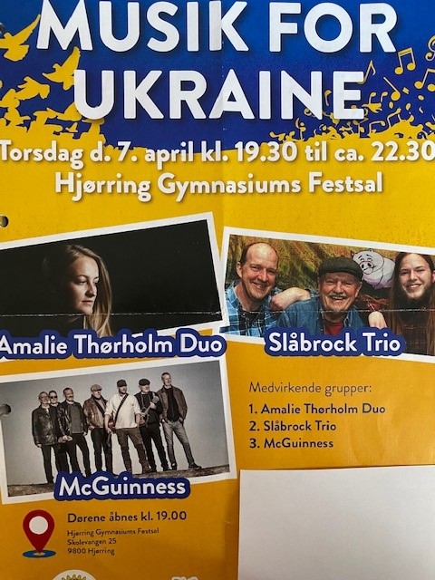 Musik for Ukraine i Hjørring